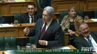 In The House Debbie NgarewaPacker to Acting Prime Minister Winston Peters [upl. by Ok]