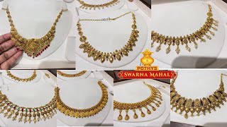 Pothys Swarnamahal 20gram Gold Necklace Designs  2 in 1 Haram  Light weight Kada Ruby Bangle [upl. by Annawak67]