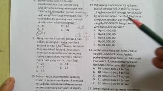 Cara Menjawab Soal Matematika Cerita tes Kerja cpns swasta tnipolri pt [upl. by Norval]