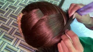 easy hair style for girls 2024 [upl. by Almeda]