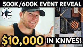 ITS FINALLY HAPPENING METAL COMPLEX 500K600K EVENT FULL REVEAL 10000 IN KNIVES [upl. by Yntruoc]