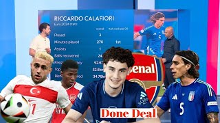 Arsenal transfer news updates Done deal ObiMartinCalafioriYilmaz Fabrizio romano [upl. by Laine507]