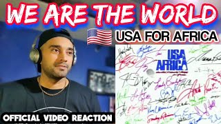 USA For Africa  We Are the World Official Video FIRST TIME REACTION [upl. by Alleoj565]