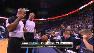 Vince Carter elbows Steven Adams Gets ejected Adams UNFAZED [upl. by Hirai]