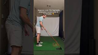 RUN to the driving range because this works FAST swingtip overthetop earlyextension golfswing [upl. by Aetnahc]