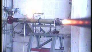 Free jet ramjet engine test [upl. by Bartley]