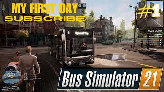 Bus Simulator 21 Next Stop Gameplay 1 bus videogame gaming gameplay simulatorgames [upl. by Cheslie]