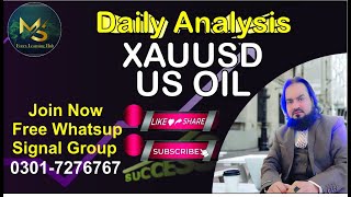 xauusd daily analysis Gold XAUUSD and Crude Oil prices ms forex learning hu [upl. by Fuld680]