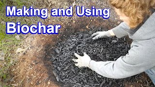 Making and Using Biochar  Including ChargingLoading the Charcoal [upl. by Snashall]