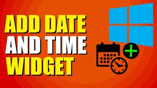 How To Add Date And Time Widget On Windows 11 Quick Guide [upl. by Haland993]