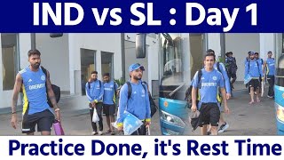 Team India Day 1 in Sri Lanka done Shubman gill yashaswi jaiswal Hardik Suryakumar parag [upl. by Orlan]