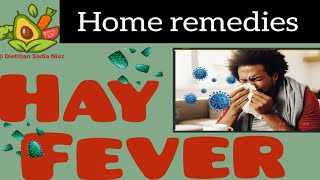 5 Home Remedies for viral Fever viral Feverdietitian Sadia Niaz [upl. by Spears]