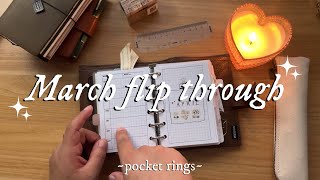 March Flip amp Some Thoughts \\ pocket rings [upl. by Ainnek]