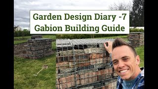 How to build gabions Garden Design Diary 7 Guide [upl. by Sully678]