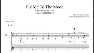 Fly Me To The Moon TAB  fingerstyle guitar tabs PDF  Guitar Pro [upl. by Yboj]