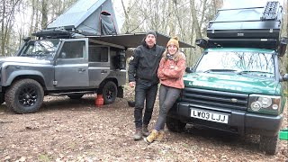 Landrover Woodland Rooftent Campers [upl. by Michaella701]