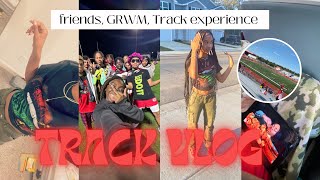 1ST TRACK MEET  School day mini vlog  Highlights friends and grwm [upl. by Osric]