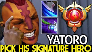 YATORO Anti Mage Pick His Signature Hero with Diffusal Build Dota 2 [upl. by Annaohj]