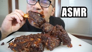 ASMR BBQ BEEF RIBS [upl. by Znerol]