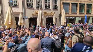 TARTAN ARMY Invade MARIENPLATZ in MUNICH [upl. by Enriqueta819]