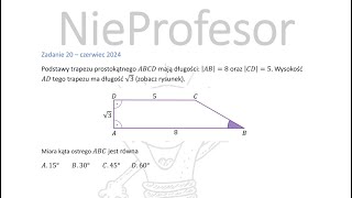 MP 21 202406 zadanie 20 matematyka PP [upl. by Balbur]