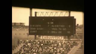 September 27 1970  CFL  Ottawa Rough Riders  Montreal Alouettes [upl. by Joshuah]