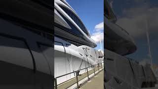 Mega Yacht AL LUSAIL Luerssen Shipyard [upl. by Ahsam]