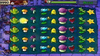 SURVIVAL  Plants Vs Zombies NIGHT colorful plans 5 flags completed [upl. by Acyre]