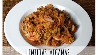 Lentejas veganas ·· Recetas vegetarianas [upl. by Nealey382]