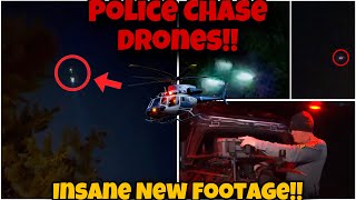 SHOCKING New Jersey Residents CAPTURE Footage Of Police CHASING Mysterious Drones With HELICOPTER [upl. by Linskey]