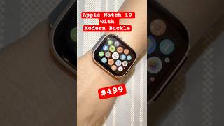 Exclusive  Apple Watch Series 10 Gold Titanium unboxing  Deep Blue Modern Buckle  viralshort [upl. by Mcneil]