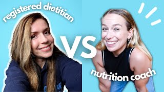 NUTRITION COACH VS DIETITIAN  top tips for better nutrition [upl. by Suivatnod24]