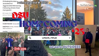 HBCU Homecoming ‘23 VLOG  Delaware State University ❤️💙 HBCU DSU [upl. by Fan762]