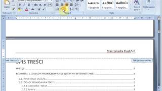 Nagłówki i stopki  Profesjonalne formatowanie [upl. by Poole]