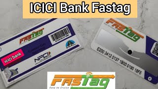 This is how ICici Bank fastag looks like Icici Bank FASTag Unboxing [upl. by Assillim]