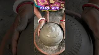 making piggy bank from clay मिट्टी से गुल्लक निर्माण clayart claycraft piggybank [upl. by Vallonia301]