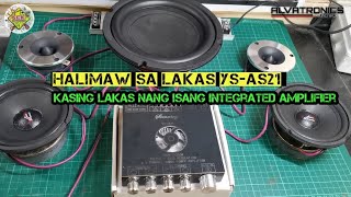 YSAS21 Testing  Isa sa malakas na Class D Amplifier at Mataas ang Power output [upl. by Armallas]