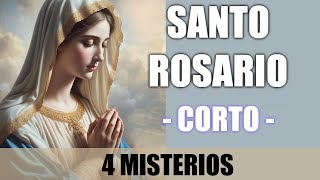 Santo Rosario Corto 🙏 4 Misterios que Me Hacen Creer en Milagros [upl. by Kroll907]