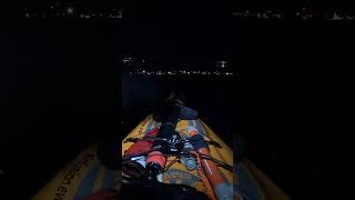 Night paddling with the Advanced Elements Airfusion EVO after more than 20 km [upl. by Neelie]