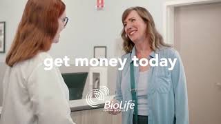 BioLife Plasma Services AD SPOT 030 Donate [upl. by Dymphia]