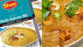 Shan shahi haleem mix recipe  How to make paket wali haleem  Haleem recipe daleem shaneasyhaleem [upl. by Nelehyram]