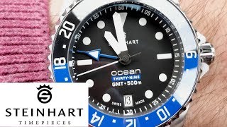 Steinhart Ocean 39 GMT Premium 500  ByeByeWatch  4K [upl. by Meehan630]