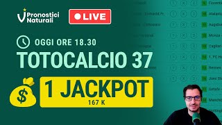 🔴 Ore 1830 LIVE Totocalcio 💰 JACKPOT 167K F13 Facciamo la Schedina Insieme [upl. by Eniahs143]