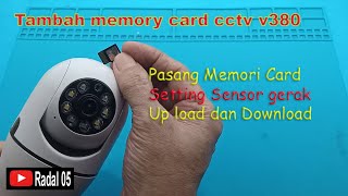 Cara Memasang Memory Card di CCTV V380 montion track [upl. by Daphene]