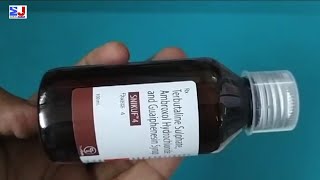 SNIKUF 4 Syrup  Terbutaline Sulphate Ambroxol Hydrochloride and Guaiphenesin Syrup Uses  SNIKUF 4 [upl. by Ecirpac]