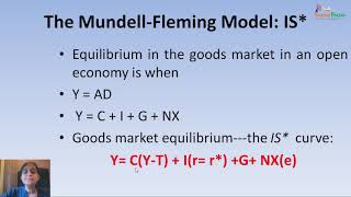 The Mundell Fleming model [upl. by Trilbee628]