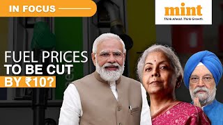 Massive Cut In Petrol Diesel Prices Soon Modi Govt Mulling PrePoll Sop  Report [upl. by Ressay867]