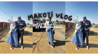 MAKOTI VLOG Buying my makoti outfits Travelling to Bloemfontein Cooking for my in laws🌸 [upl. by Octavian]