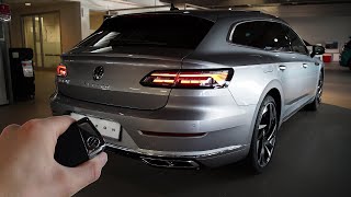 2021 VW Arteon Shooting Brake R Line 190hp  Sound amp Visual Review [upl. by Eidlog497]