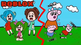 🐷VIAJAMOS AL MUNDO DE PEPPA PIG A MI HIJA LE SUCEDEN COSAS M4LAS😭ROBLOX [upl. by Niad]